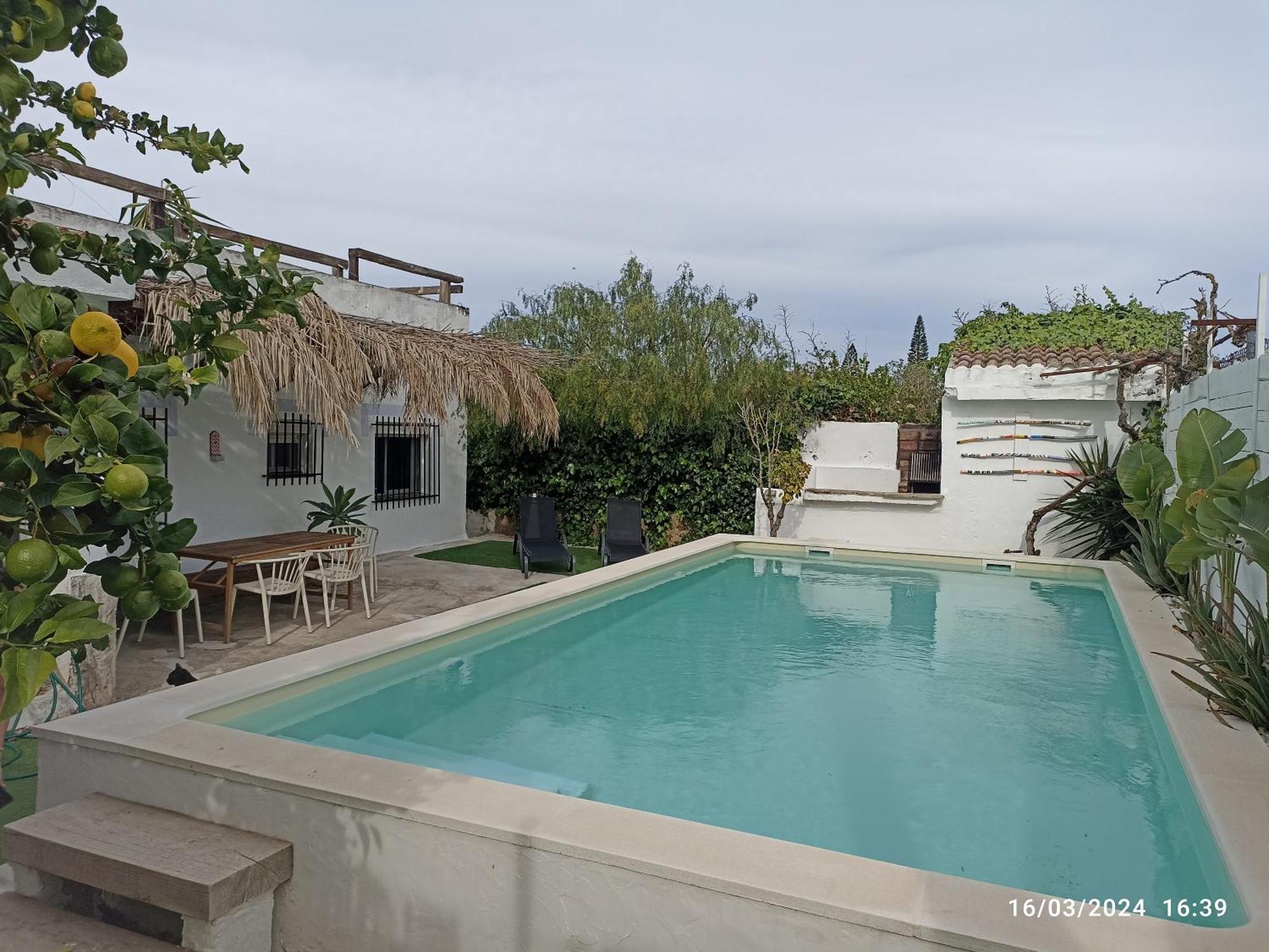 Casa, Piscina, Jacuzzi, Garaje, Barbacoa. Villa Chiclana de la Frontera Kültér fotó