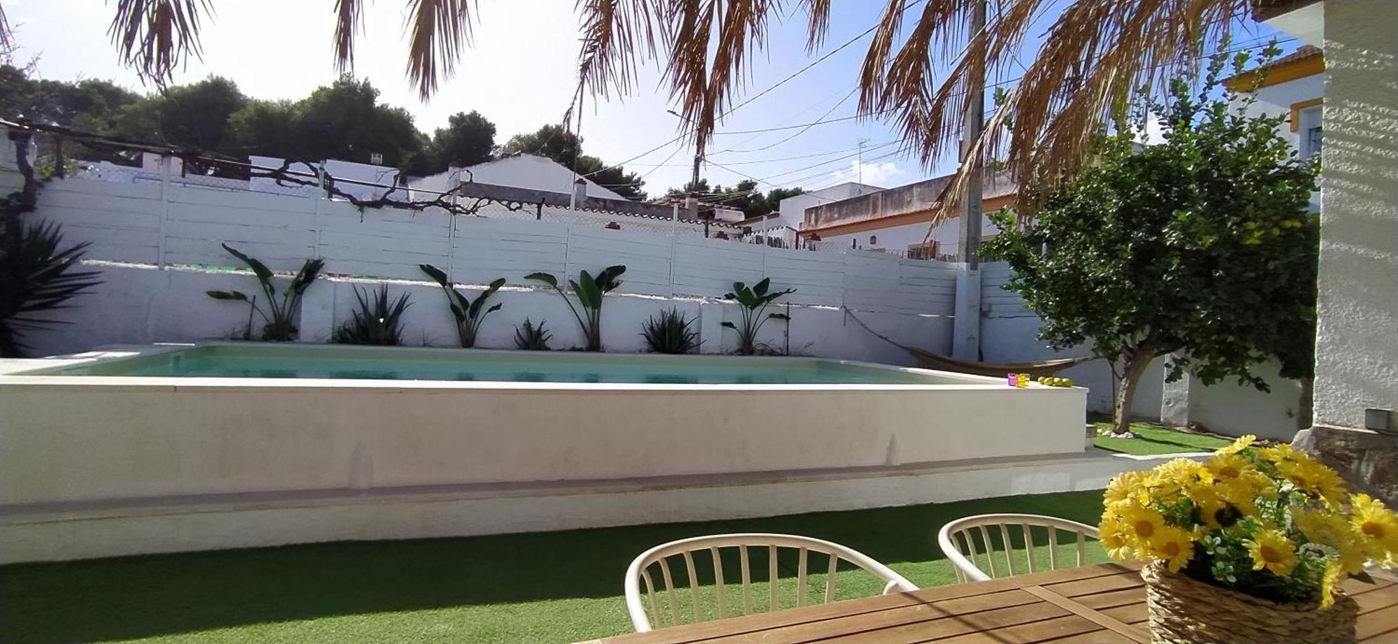 Casa, Piscina, Jacuzzi, Garaje, Barbacoa. Villa Chiclana de la Frontera Kültér fotó